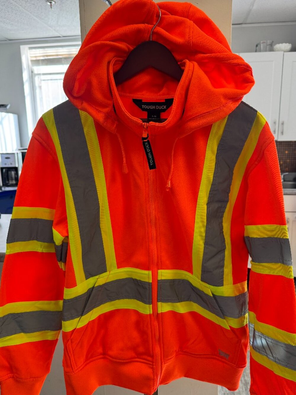 Large Tough Duck Safety Traffic Hoodie
